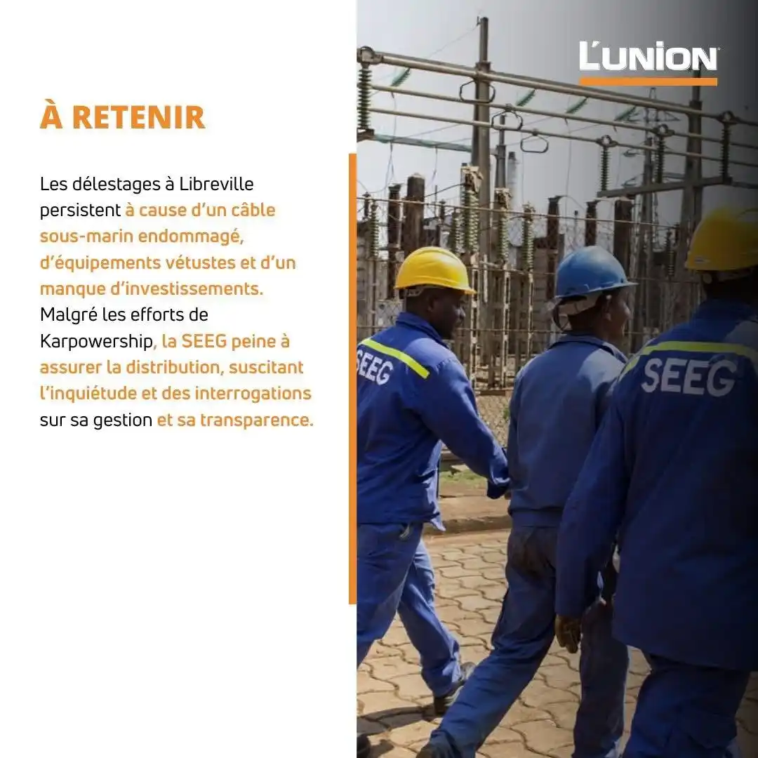 Image from L'Union - Sonapresse: 📌 𝗟𝗘 𝗙𝗔𝗜𝗧 𝗗𝗨 𝗝𝗢𝗨𝗥 : Délestages : une situation qui pourra...