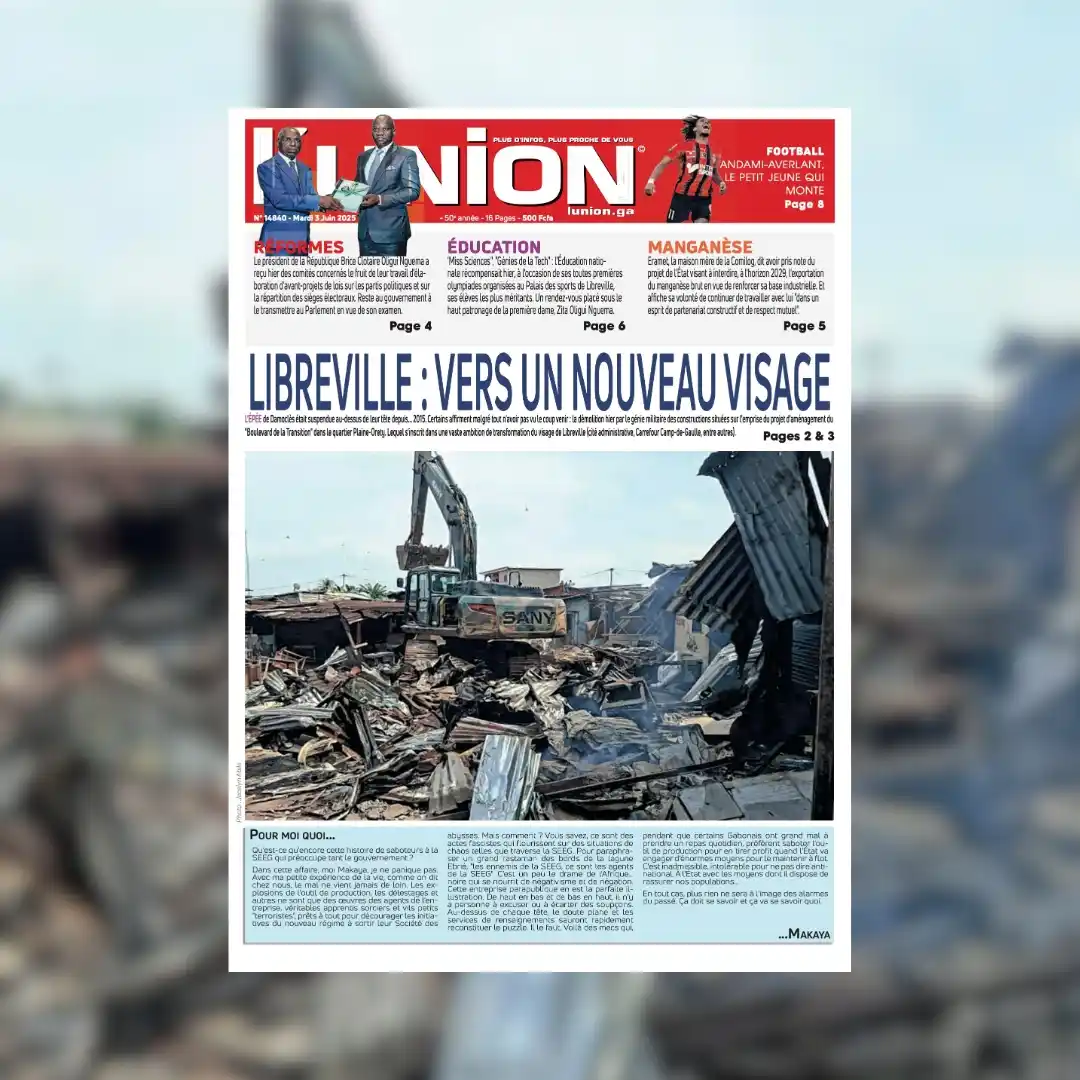 Image from L'Union - Sonapresse: ๐๏ธ L'Union du Mardi 3 Juin 2025 ๐๐๐๐ฅ๐๐ฉ๐๐๐๐ : ๐ฉ๐๐ฅ๐ฆ ๐จ๐ก...