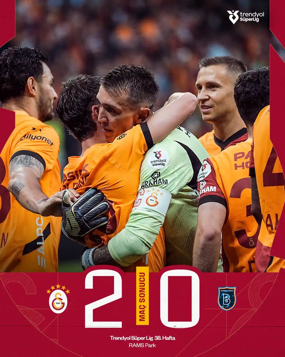 Image from Galatasaray: Trendyol Süper Lig 2024-2025 Şamil Ekinci Sezonu’nu galibiyetle kapatı...