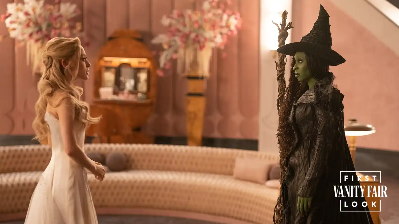 Image from Vanity Fair: First Look: In ‘Wicked: For Good,’ Elphaba and Glinda are no longer co...