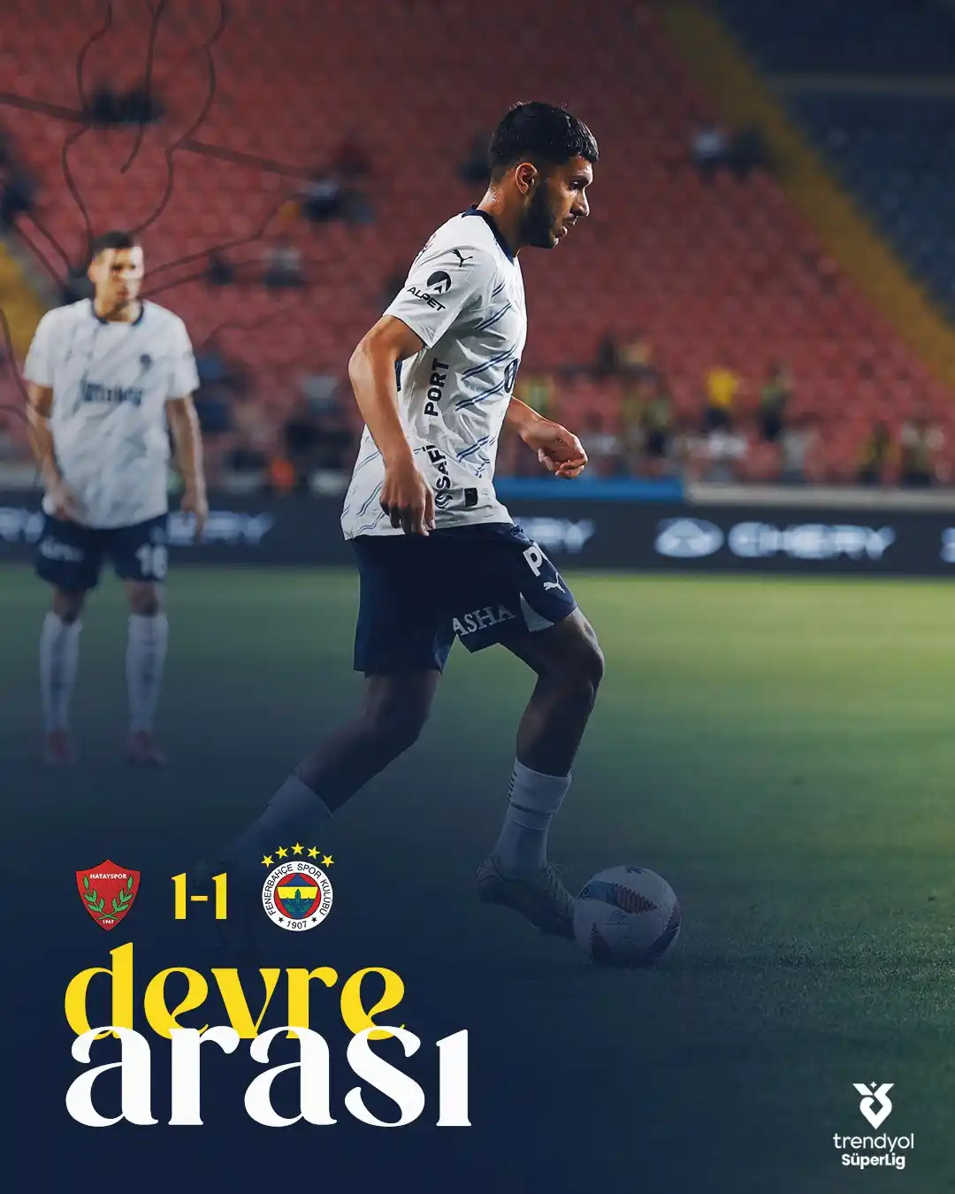 Image from Fenerbahçe: İY | A. Hatayspor 1-1 Fenerbahçe...