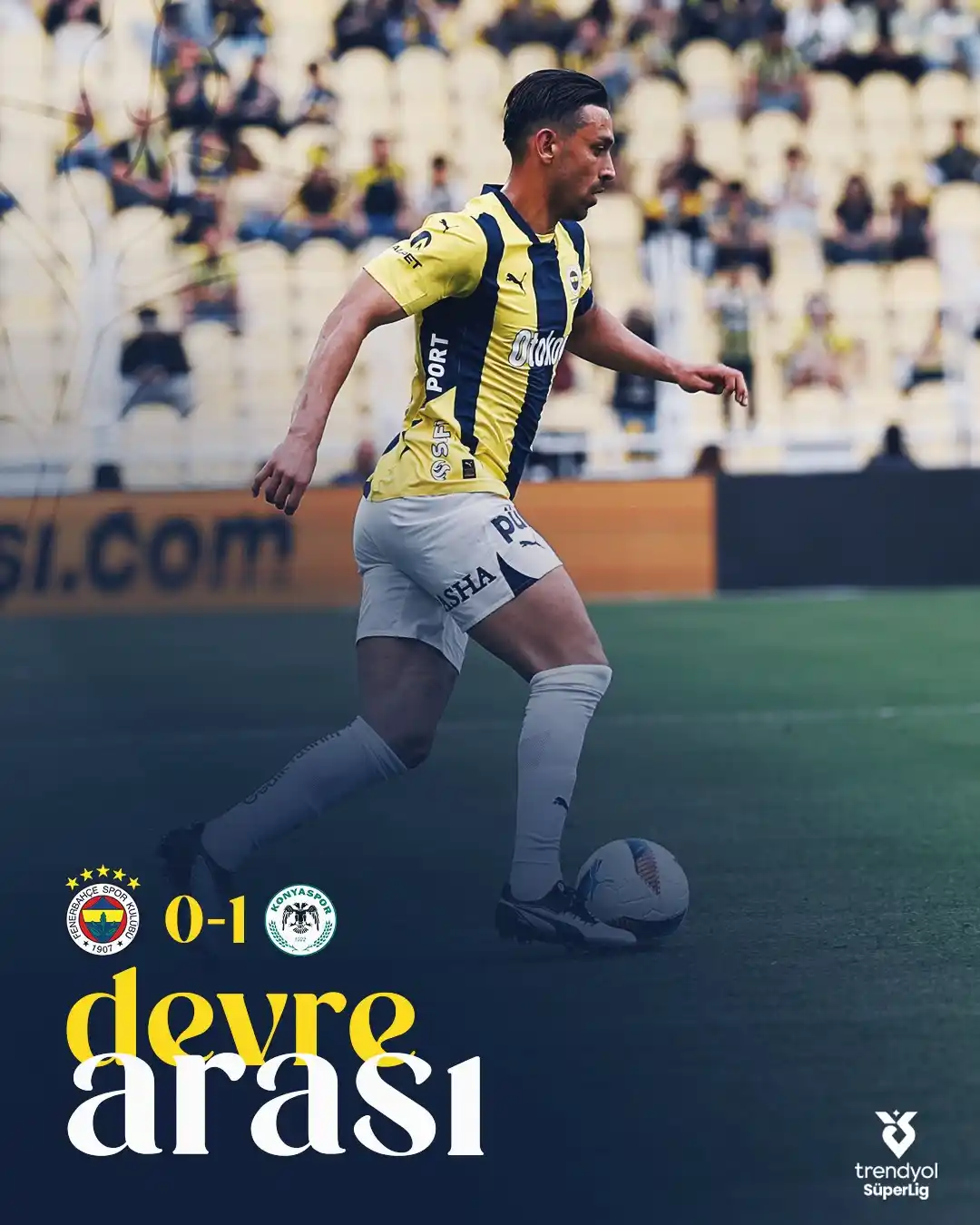 Image from Fenerbahçe: İY | Fenerbahçe 0-1 T. Konyaspor...