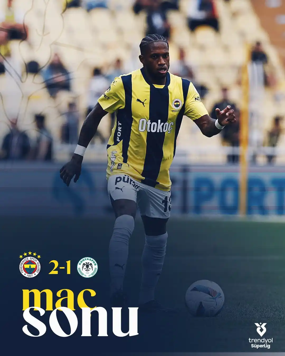 Image from Fenerbahçe: MS | Fenerbahçe 2-1 T. Konyaspor...