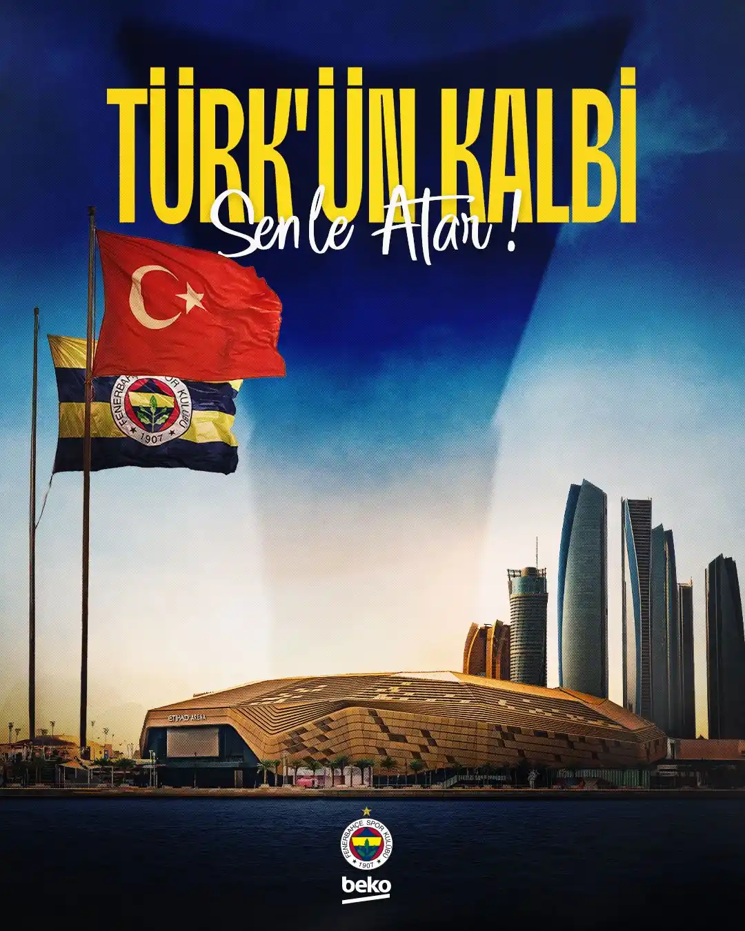 Image from Fenerbahçe: 🇹🇷 Dünyanın dört bir yanında Türk’ün kalbi Fenerbahçe ile atıyor. Ha...