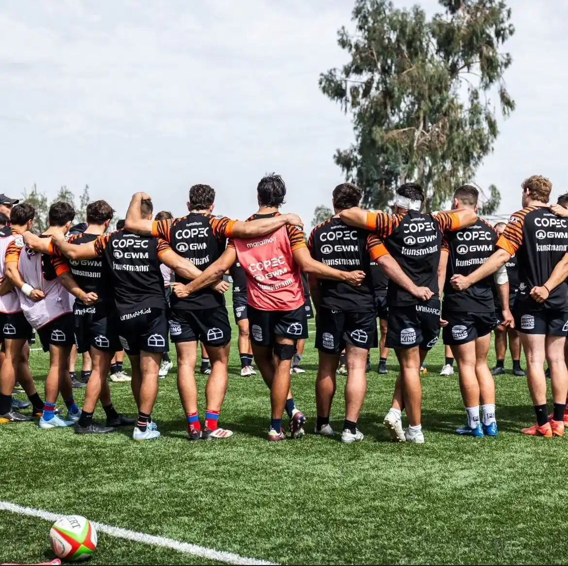Image from Team Chile 🇨🇱 : ¡A DAR EL GOLPE! 💪👊🏉 Esta tarde (15:00 de Chile), la franquicia ch...