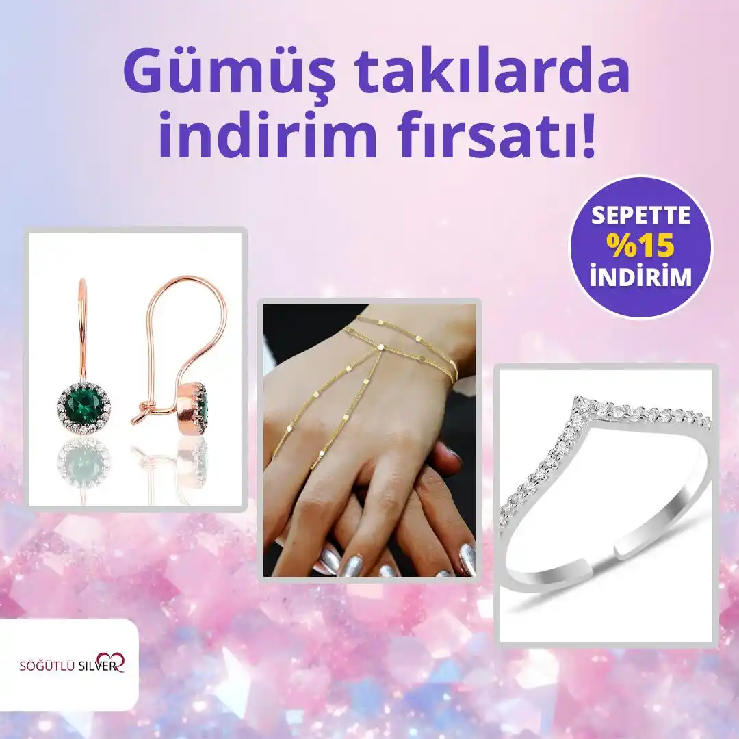 Image from n11: 🚨ALARM: Şıklık seviyesi aşıldı! Gümüş takılarda sepette %15 indirim v...