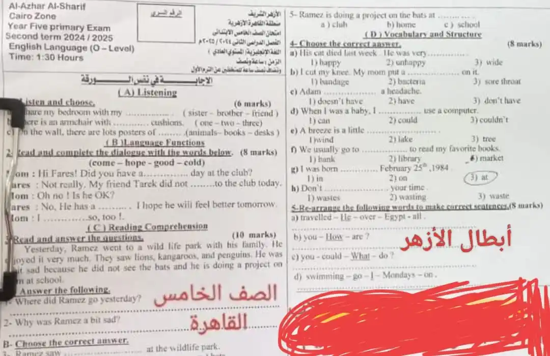 أبطال سادسة أزهر 2026 post