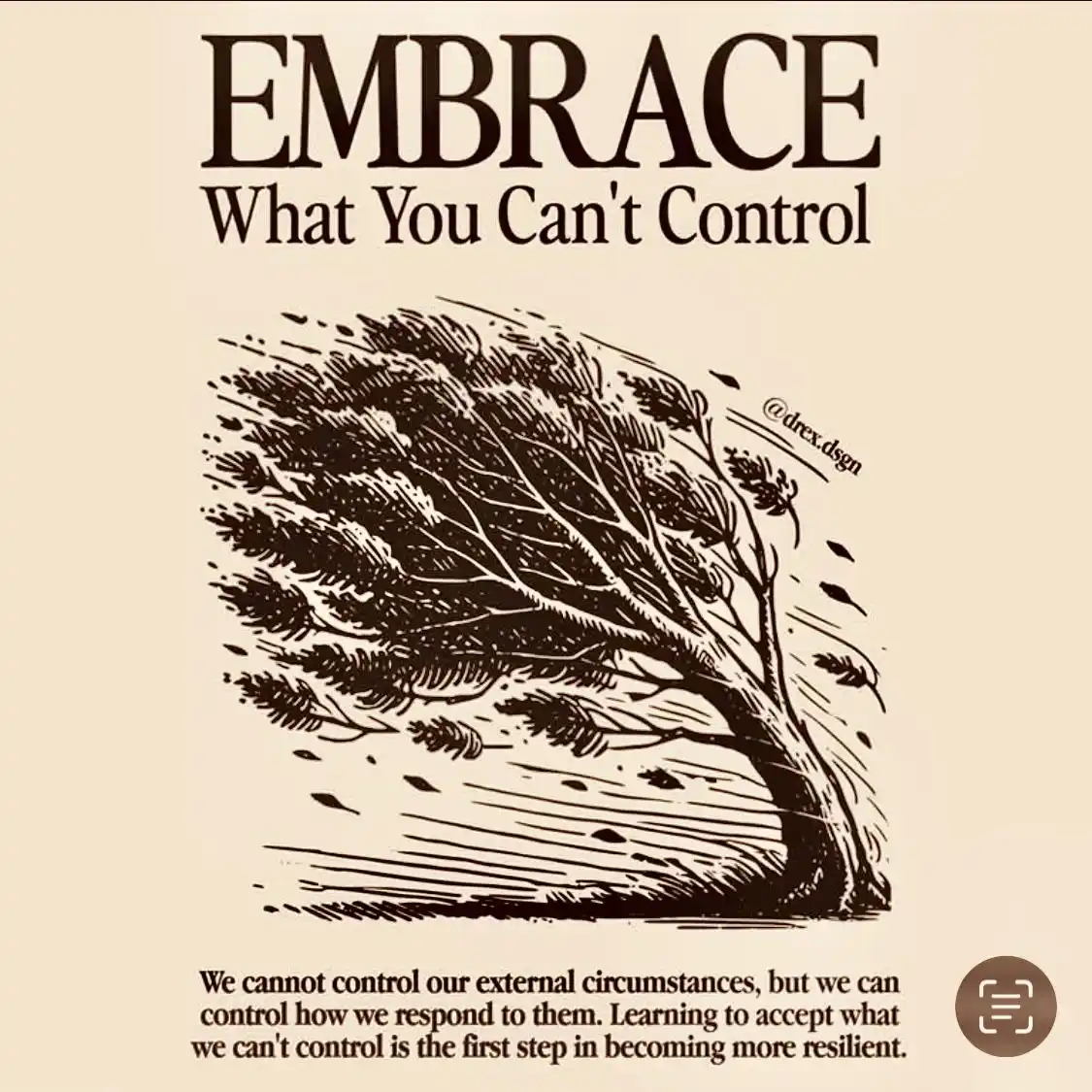 Image from Happy Life - Daily Quotes: Always true, Control the controllable by accepting them & Learn to be ...
