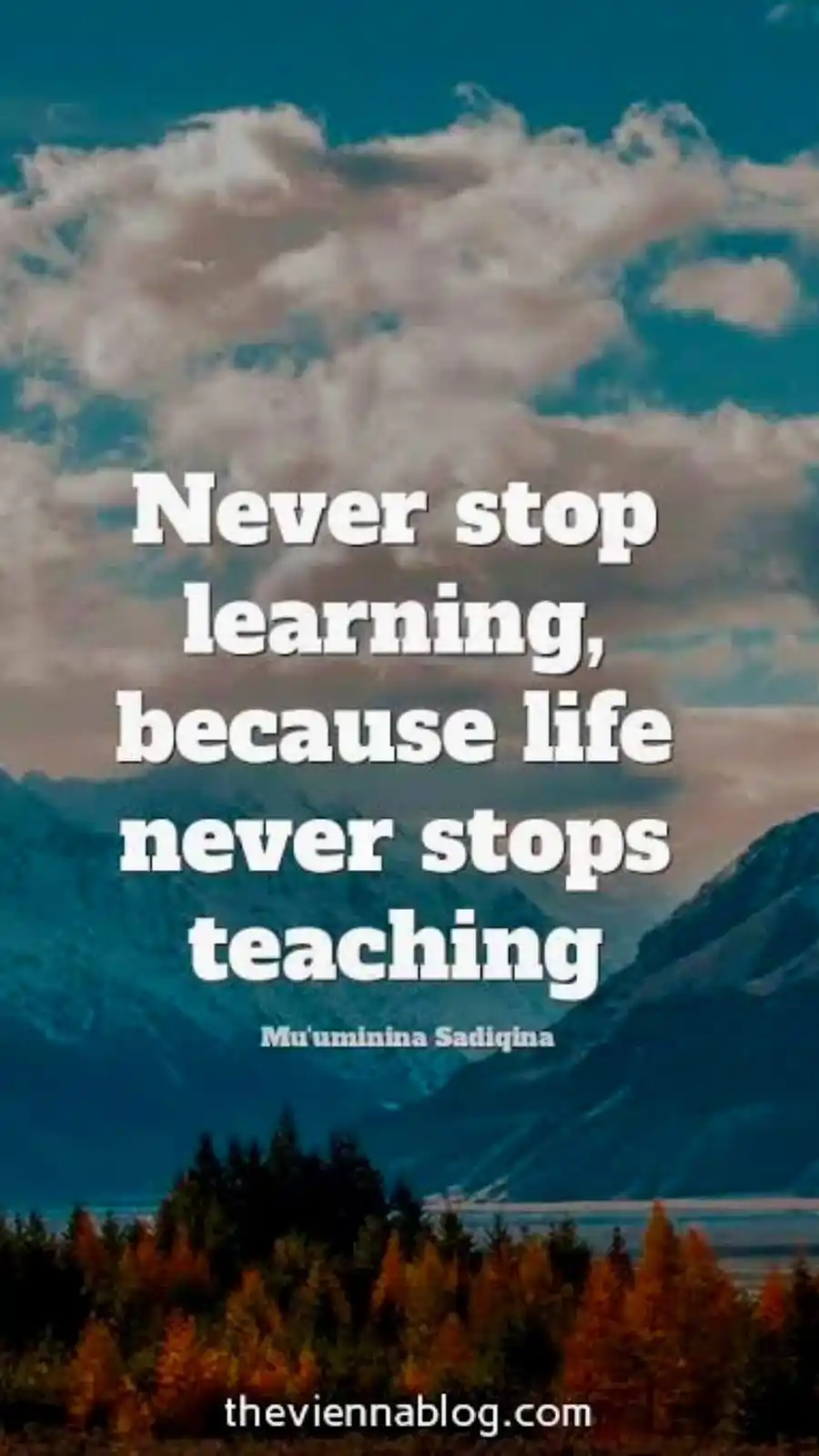Image from Happy Life - Daily Quotes: Always true, keep learning.. have a great week ahead <a class="text-...