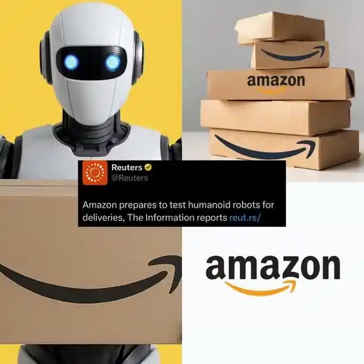 Image from Fintech con Chris: Amazon quiere usar robots humanoides para entregar tus pedidos Amazon ...