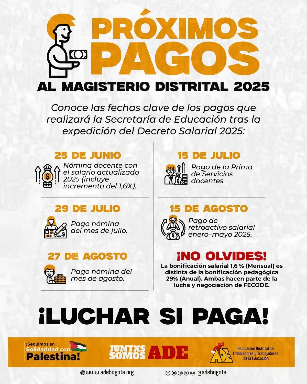 Image from ADE Bogotá: 📢 ¡𝐀𝐭𝐞𝐧𝐜𝐢ó𝐧, 𝐦𝐚𝐠𝐢𝐬𝐭𝐞𝐫𝐢𝐨 𝐝𝐢𝐬𝐭𝐫𝐢𝐭𝐚𝐥!  Estas s...