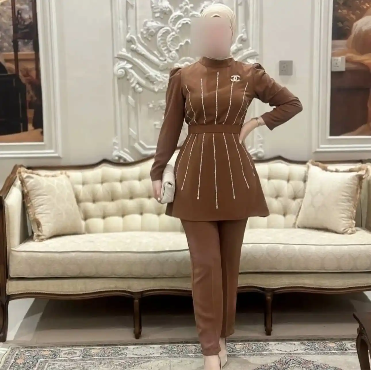 Image from ازياء جوجو 👗❤️ صور ستوريات قران كوزمتك رمزيات هل البيت: 🧿﷽ وعلى الله توكلنا 🧿 # شعارنا التميز L M 💫 💫كولكشن جديد بارقى...