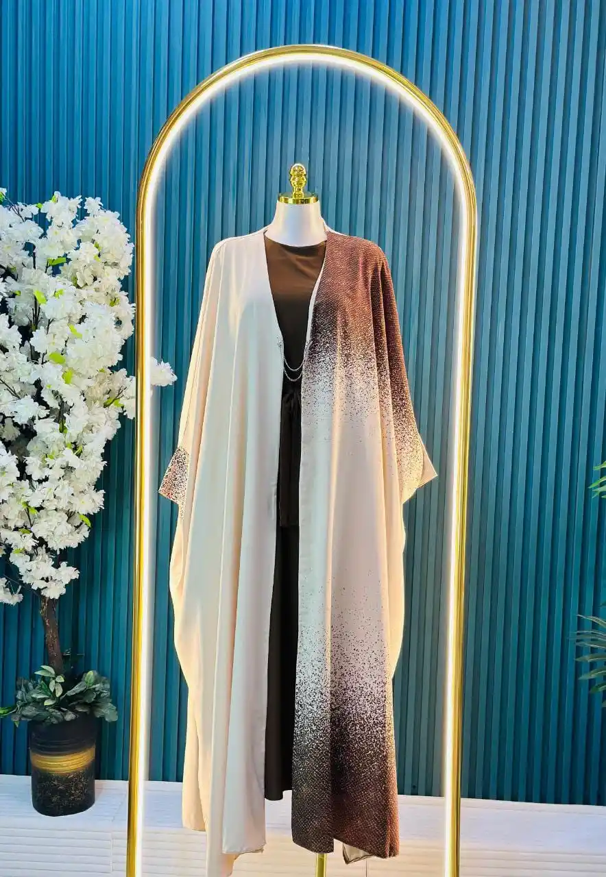 Image from ازياء جوجو 👗❤️ صور ستوريات قران كوزمتك رمزيات هل البيت: بشت طويل مع بينصل خامة ايروبين صيفي القياسات 38 40 42 44 46 48 <a c...
