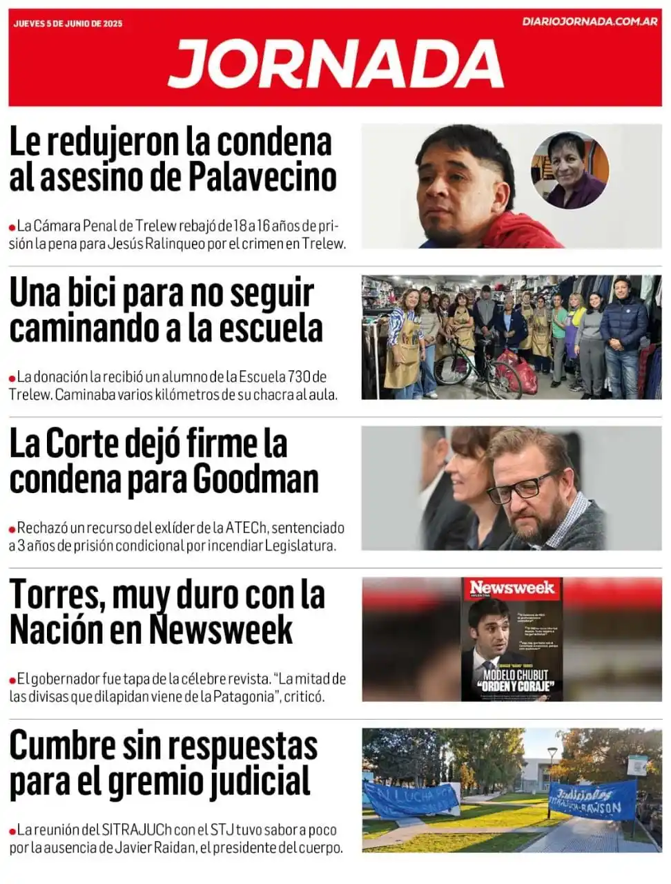 Image from Diario Jornada: • *CRIMEN BRUTAL / La Cámara de Trelew le redujo la condena al asesino...