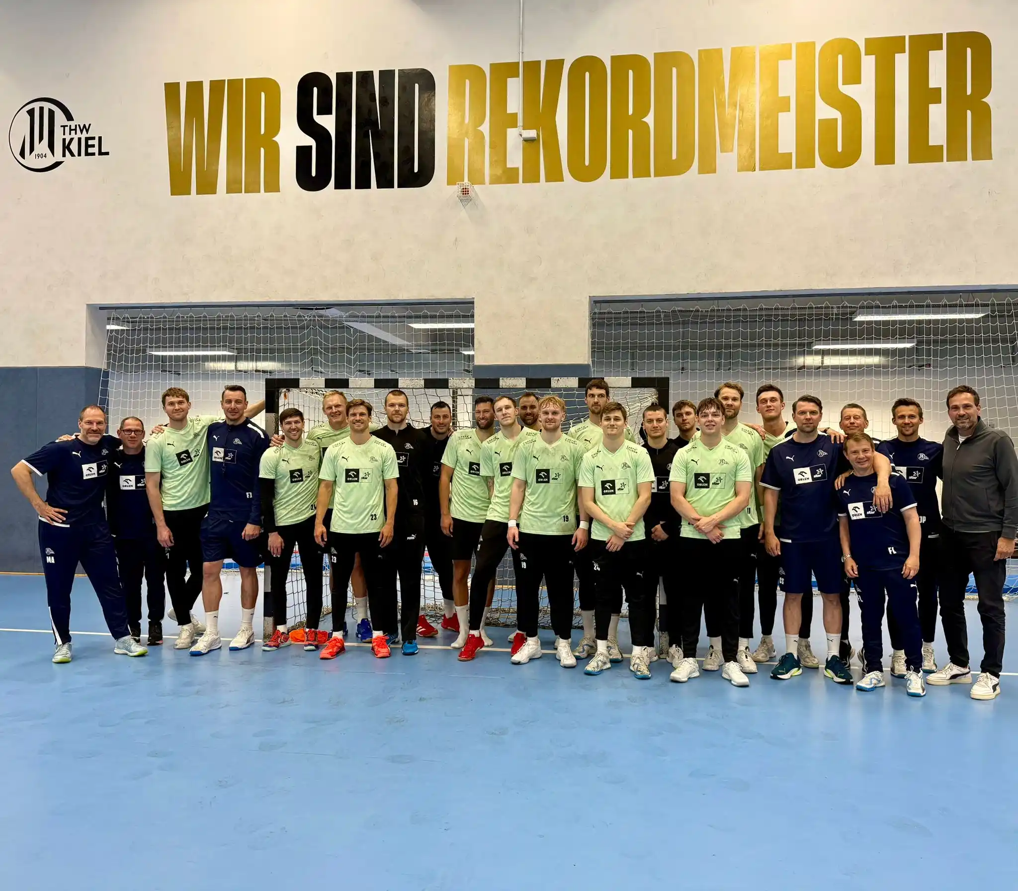 Image from THW Kiel Handball: Das letzte Training der Saison 2024/2025 ist Geschichte. Jetzt freuen ...