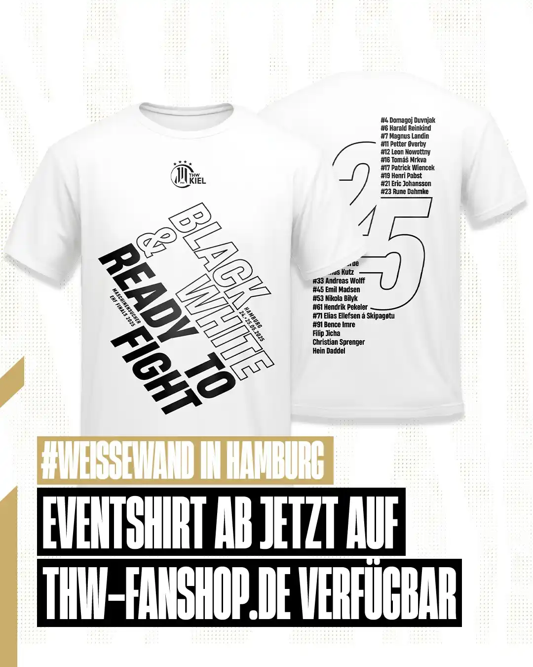 Image from THW Kiel Handball: Der Countdown zu den EHF Finals läuft! ⏳ Die Arena in Hamburg soll in ...