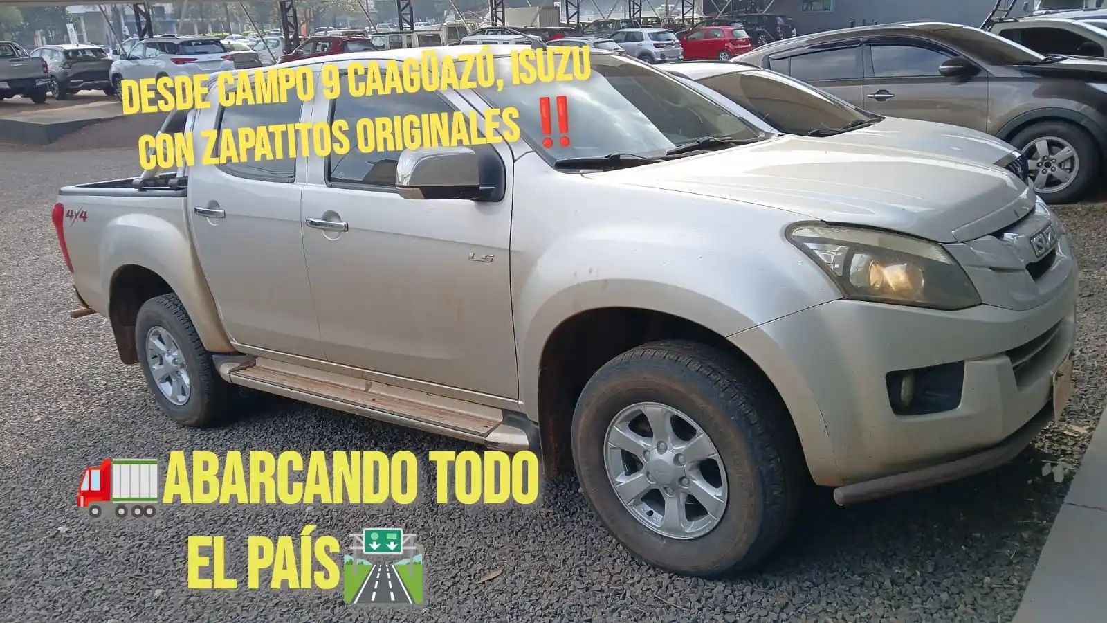 Image from Tienda Online Llantas: 🤩Desde CAMPO 9 CAAGÜAZÚ, ISUZU con zapatitos Originales r16‼️ 😎Otro ...