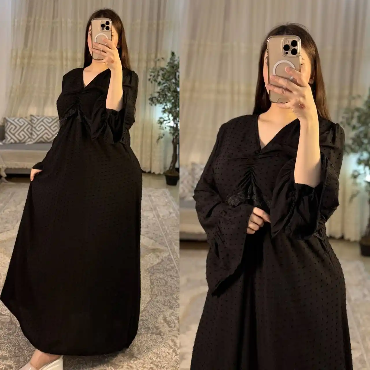 Image from أزيـّاء سُكـٰر👗🛍️': دشداشة نسائي كلوش خامة كشمير ايطالي محپپ شرط الفحص فري سايز حد ٩...