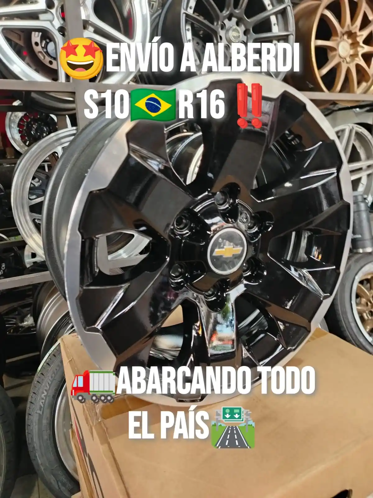 Image from Tienda Online Llantas: 🤩Envío a ALBERDI, Chevrolet S10🇧🇷 16 6x139 nuevos en caja‼️ 😎Otro ...