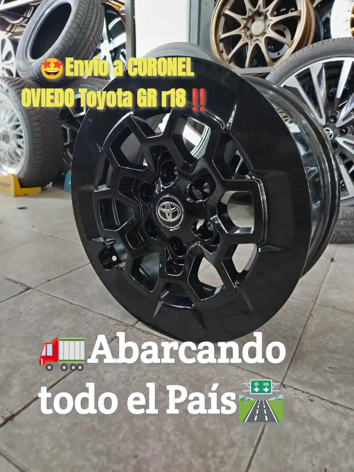 Image from Tienda Online Llantas: 🤩Envío a CORONEL OVIEDO, Toyota GR 18 6X139 nuevos en caja‼️ 😎Otro c...