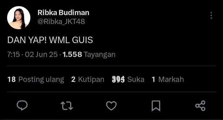 RIBKA VERSE post