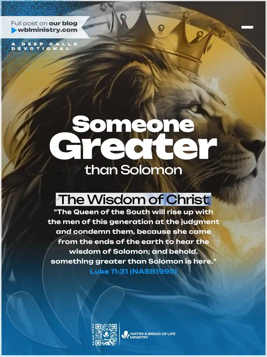 Image from Deep Calls: Have you ever been in awe of someone’s wisdom? Maybe a leader, a teac...