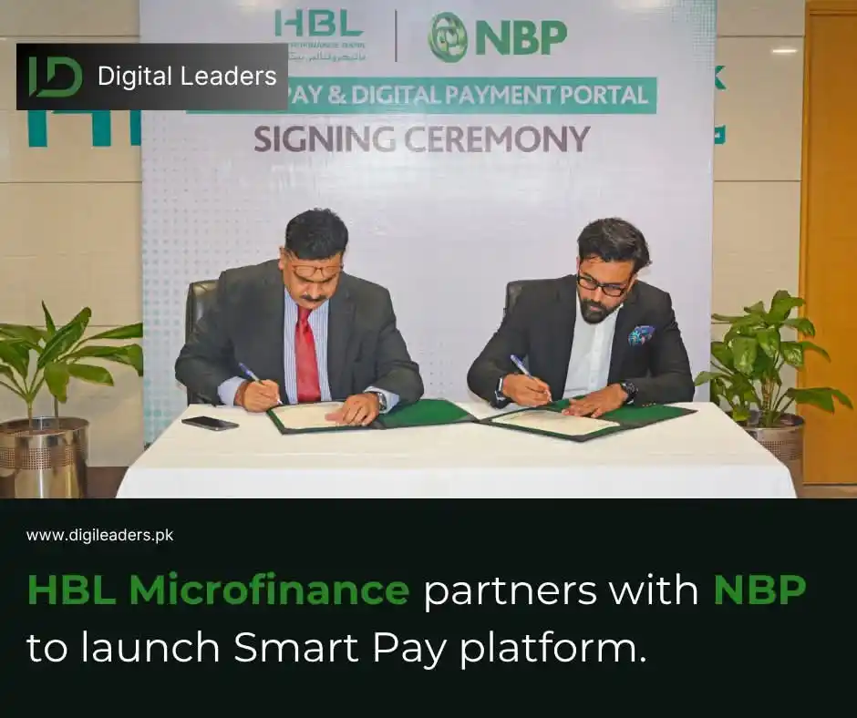 Image from Digital Leaders: HBL Microfinance Bank Ltd announce a strategic partnership with Natio...