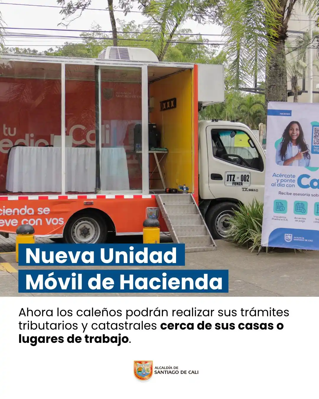 Image from Alcalde Alejandro Eder: Hoy, la Unidad Móvil de Hacienda 🚚, Hacienda se Mueve con Vos, estará...