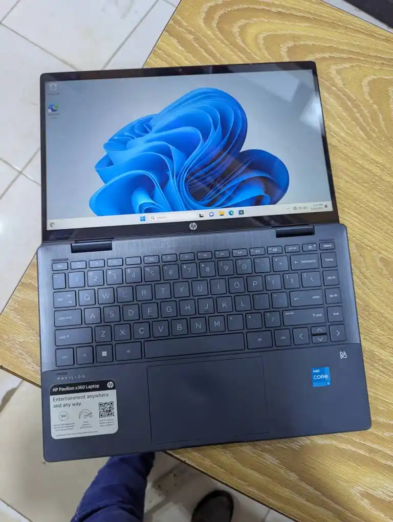 Image from ๐บ๐ป๐ธ๐ฒ๐บ๐
๐
๐ถ๐ฐ๐ฝ๐ณ๐ฐ ๐ป๐
๐ณ Beyi Poa Computers With warranty: Hp Pavilion 14 x360 touch Ultrabook Core i3 12th gen processor | 8gb...