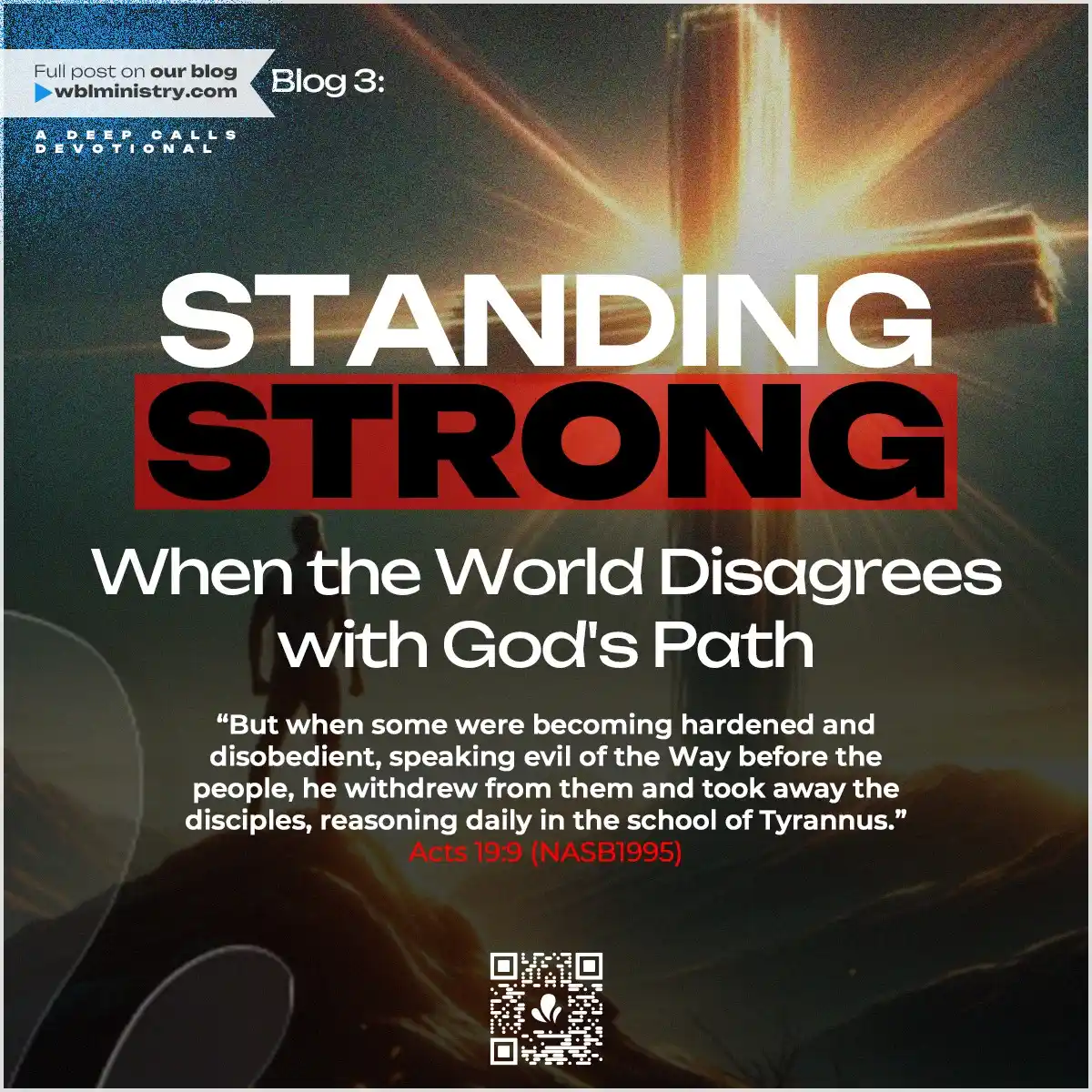 Image from Deep Calls: Jesus didn’t call us to blend in; He called us to stand out. But stand...