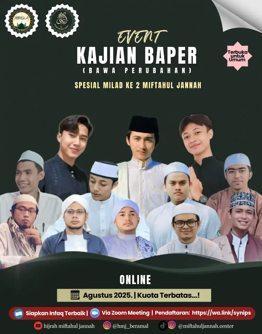 Image from Majelis Ta'lim Miftahul Jannah | Yayasan Center: *Kajian Mahasiswa Tarim* Spesial With AA Zai, Teungku Sakhra, As'ad R...