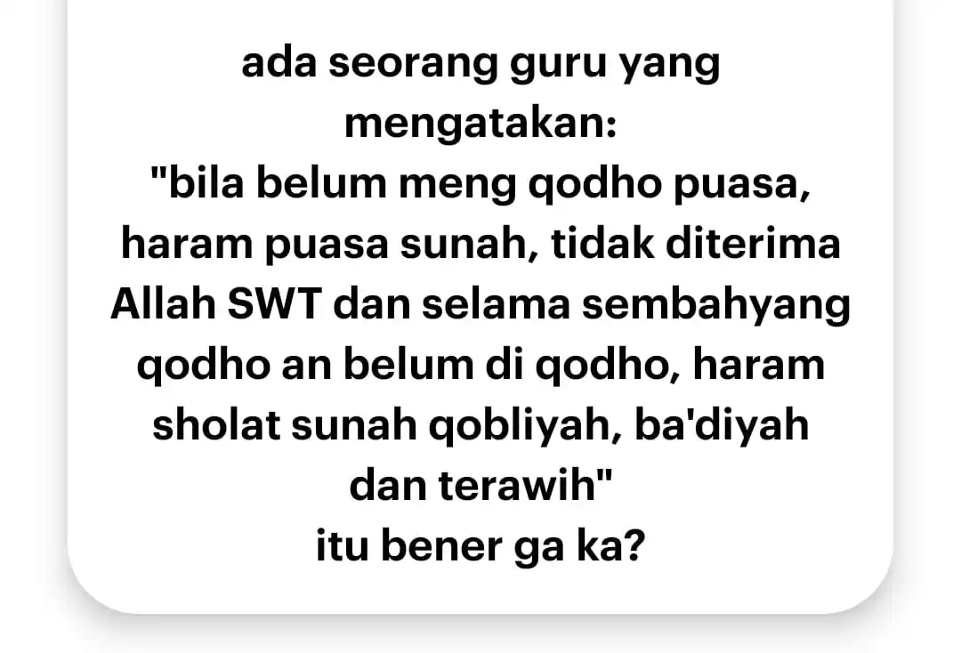 Image from Sahabat Akhiratmu || Nemenin Hijrahmu: Kalau dalam Kitab Fathul Mu’in jilid 1 hukumnya haram shalat sunnah ka...