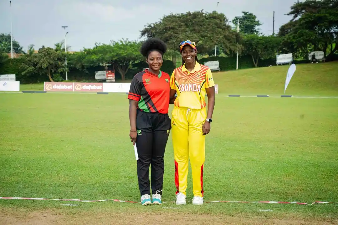 Image from Uganda Cricket Association: Malawi-W won the toss and decided to bowl first against Uganda-W Watc...