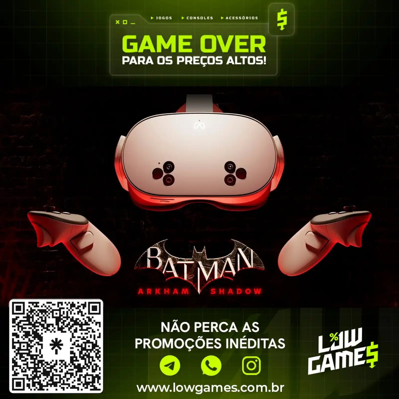 Image from Low Games: Meta Quest 3S - Óculos de Realidade Virtual  💡128gb de Armazenamento,...