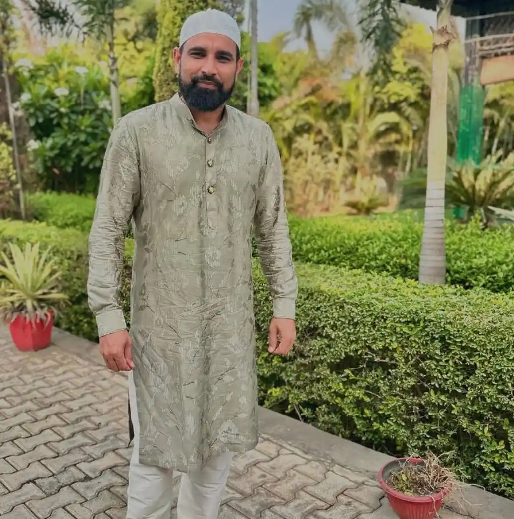 Image from THE CRICKET ARMY: *Mohammed Shami celebrating Eid ✨* *_✏️ (THE CRICKET ARMY) 🔰_*...