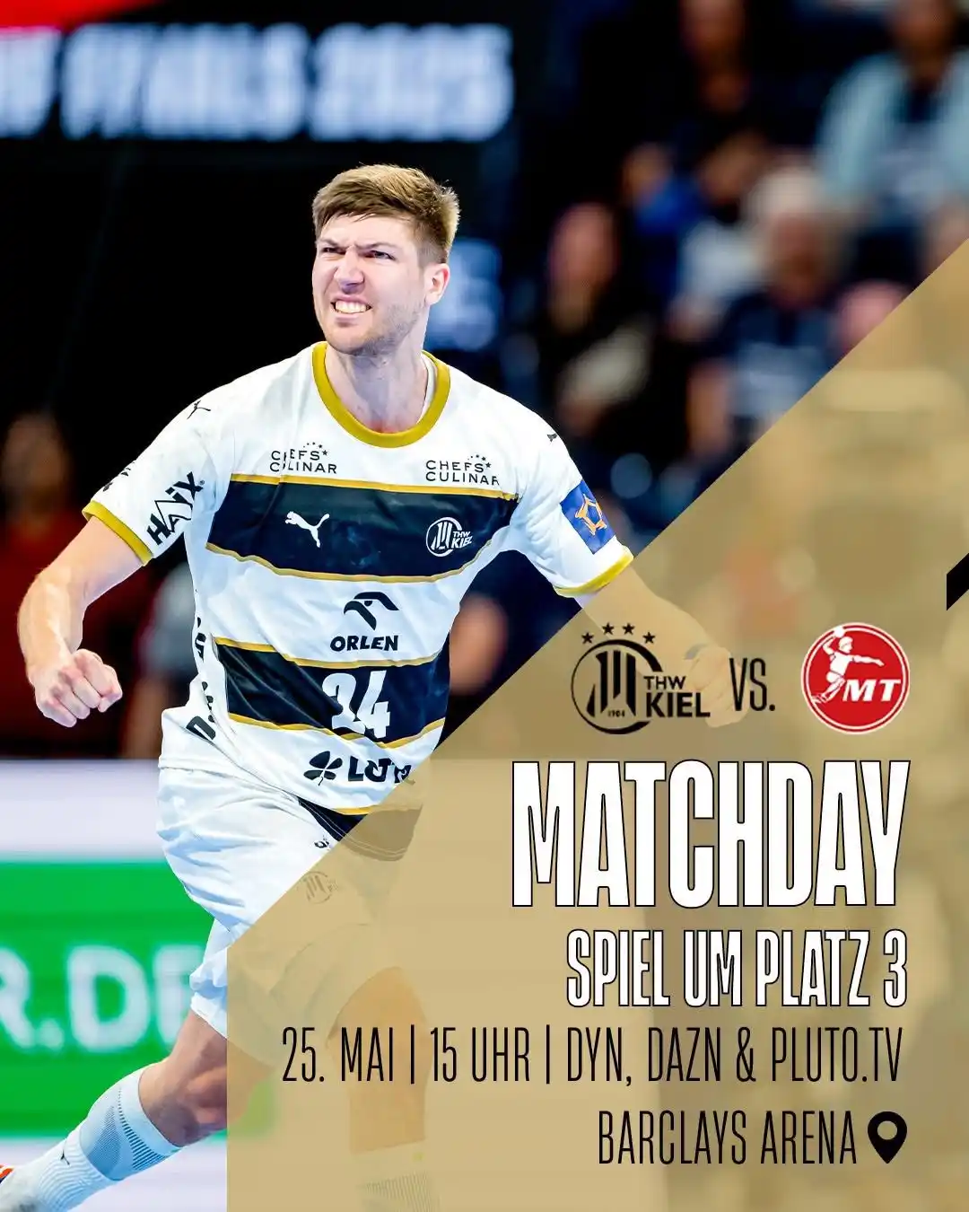 Image from THW Kiel Handball: Noch einmal alles reinwerfen, Jungs und <a class="text-blue-500 hover:...