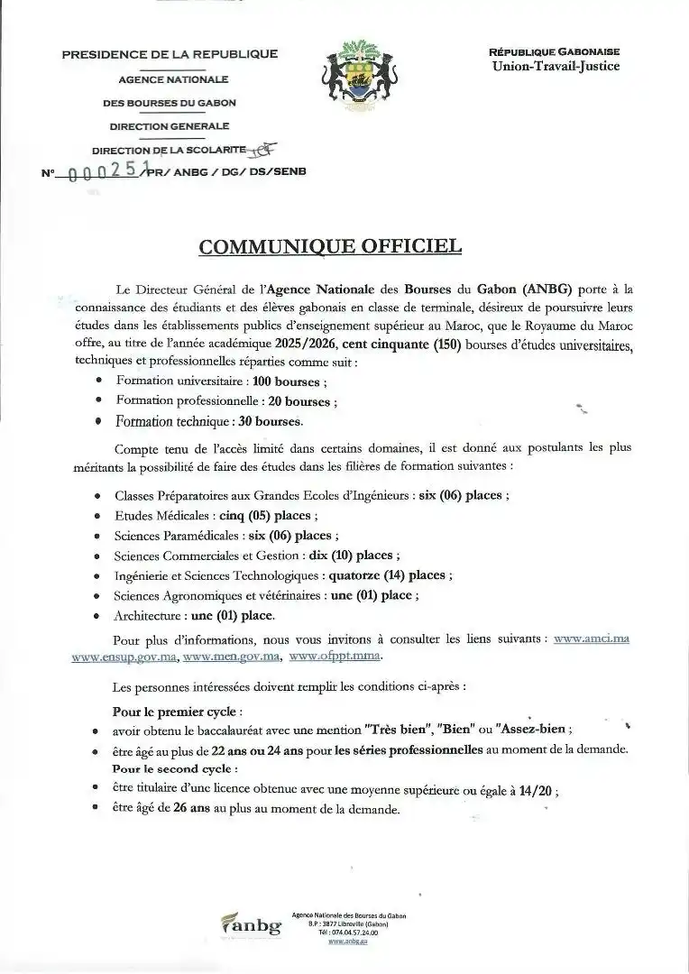SOLUTION Actuality Agence 🇬🇦 post