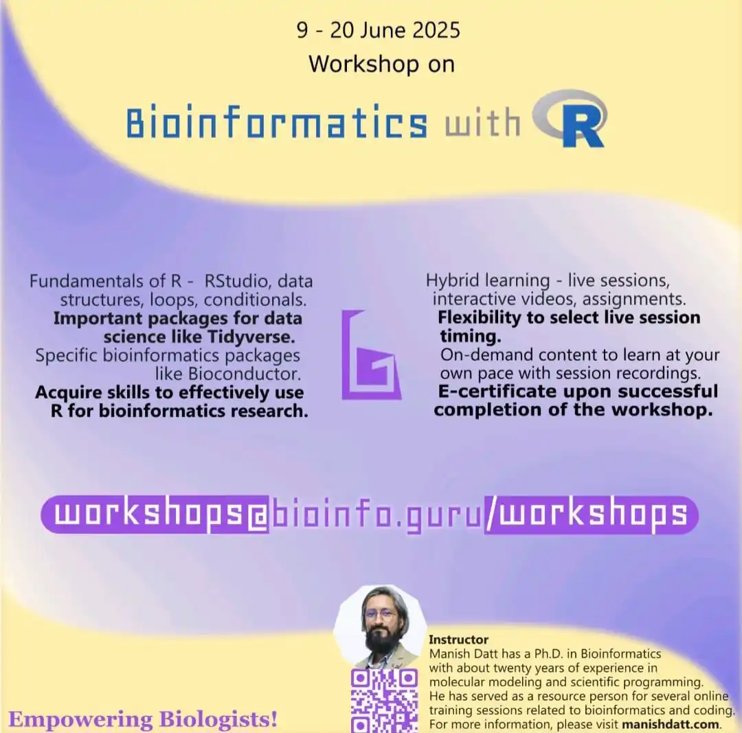 Image from bioinfo.guru: One week to go... ππ’π¨π’π§ππ¨π«π¦πππ’ππ¬ π°π’ππ‘ π from 9 - 20...