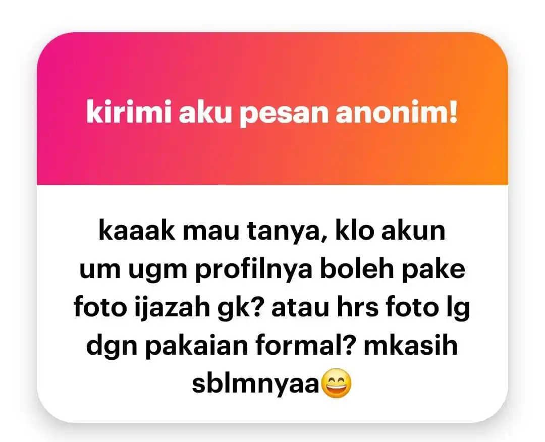 Image from ABOUT SNBP/SNBT 2026: pakai foto snbp/snbt aja samain gpp kok...