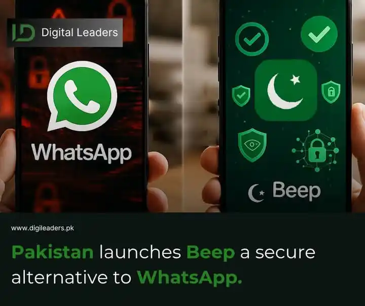 Image from Digital Leaders: Pakistan is launching Beep, a secure messaging app designed as an alte...