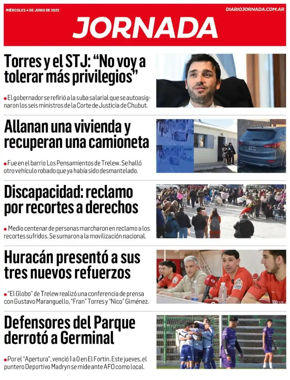 Image from Diario Jornada: • *POLÉMICA / Torres y el aumento en el Superior: "No voy a tolerar má...
