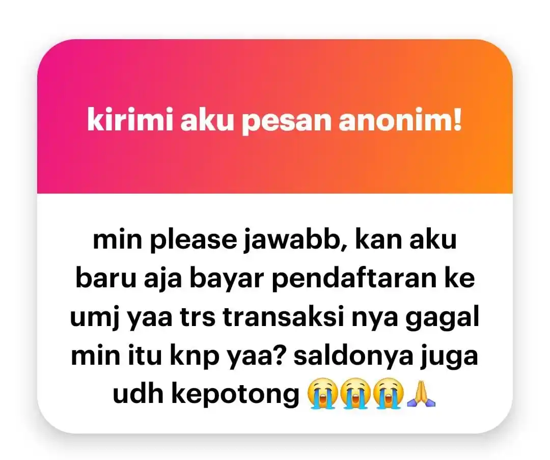 Image from ABOUT SNBP/SNBT 2026: problem ini juga banyak bgt di ngl.. mau tidak mau hubungin adminnya t...