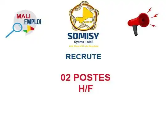 Image from Mali Emploi🇲🇱🇲🇱: 🔥🔥🔥🔥🔥🔥🔥🔥🔥  SOMISY RECRUTE 02 POSTES H/F  SUPERVISEUR ELECTRIC...