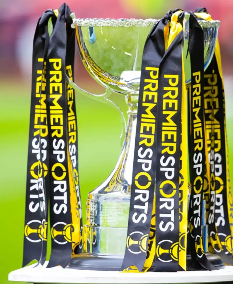 Image from Airdrie Fan TV: The Premier Sport Cup group stage draw takes place at 1pm today. Air...