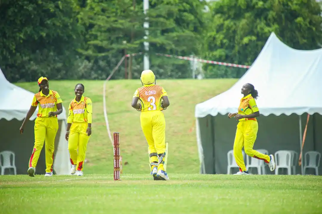Image from Uganda Cricket Association: The Victoria Pearls defeat Sierra Leone-W by 10 wickets. Sierra Leone...