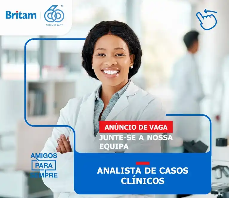 Image from Moz Emprego: *Vaga para Analista de Casos Clínicos* *PERFIL DO CANDIDATO:* 1. Níve...
