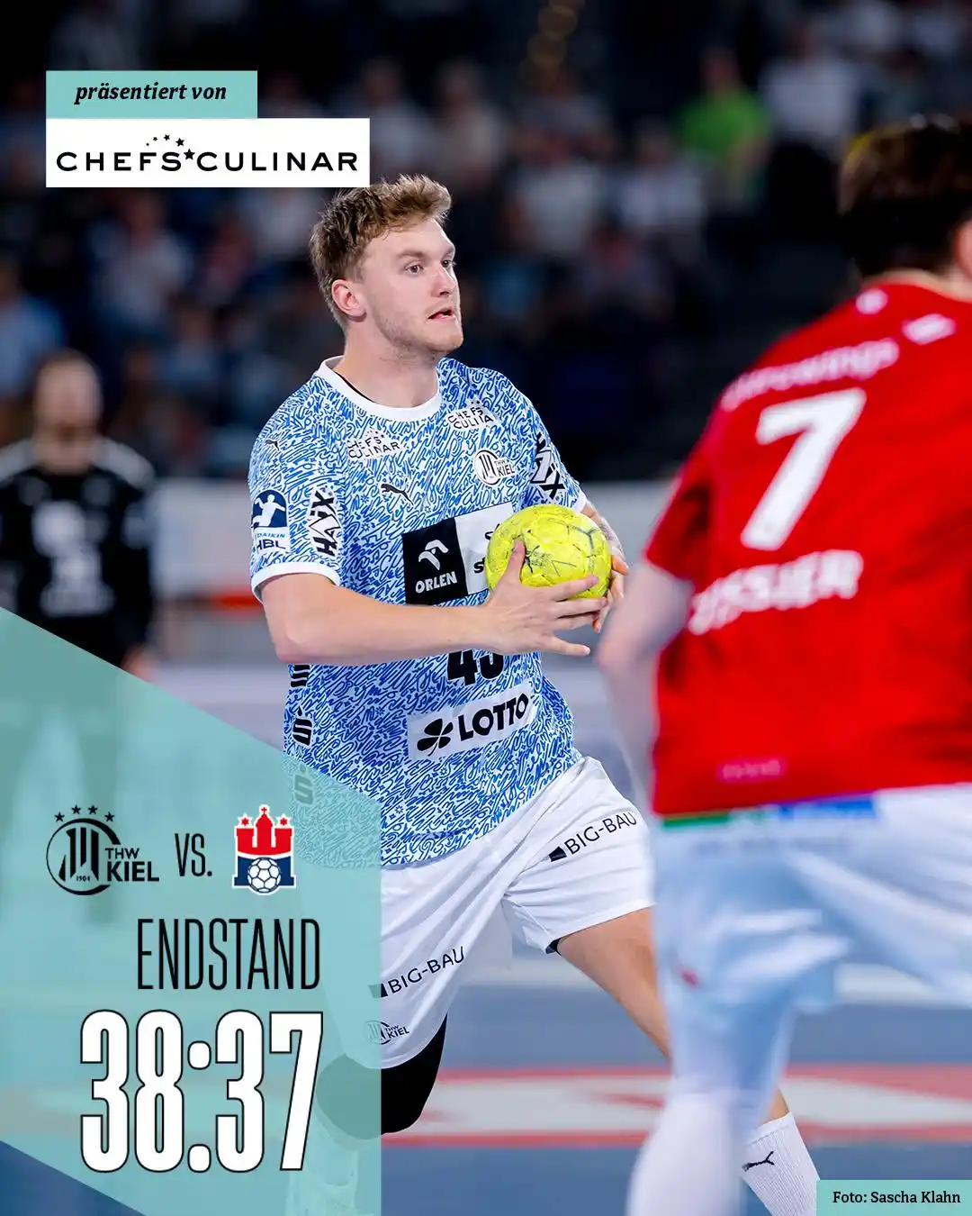 Image from THW Kiel Handball: Was. für. ein. Sieg!🦓 <a class="text-blue-500 hover:underline cur...