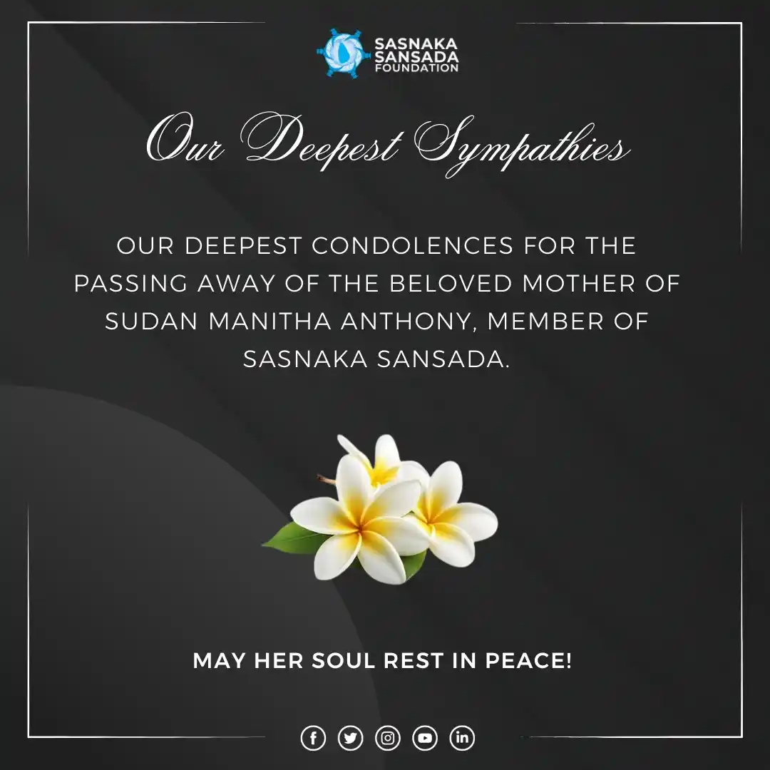 Sasnaka Sansada Foundation  post