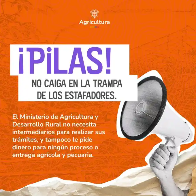 Image from Ministerio de Agricultura y Desarrollo Rural: *Aclaración muy importante* El Ministerio de Agricultura y Desarrollo ...