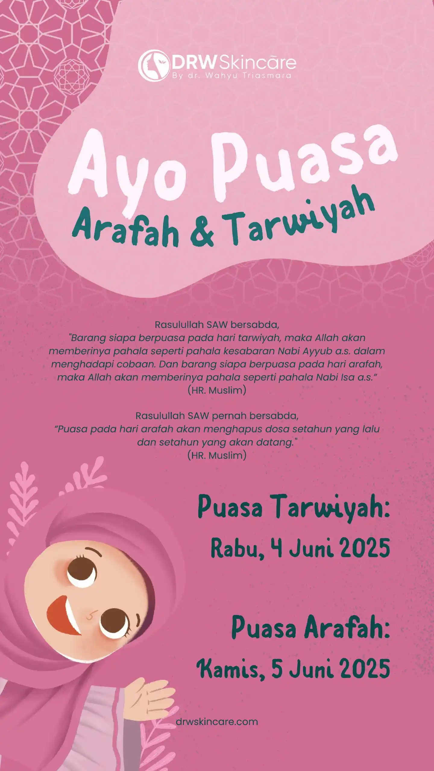 Image from DRW Skincare: Ahlan bikum, bulan Dzulhijjah! Bulan yang penuh dengan keberkahan da...